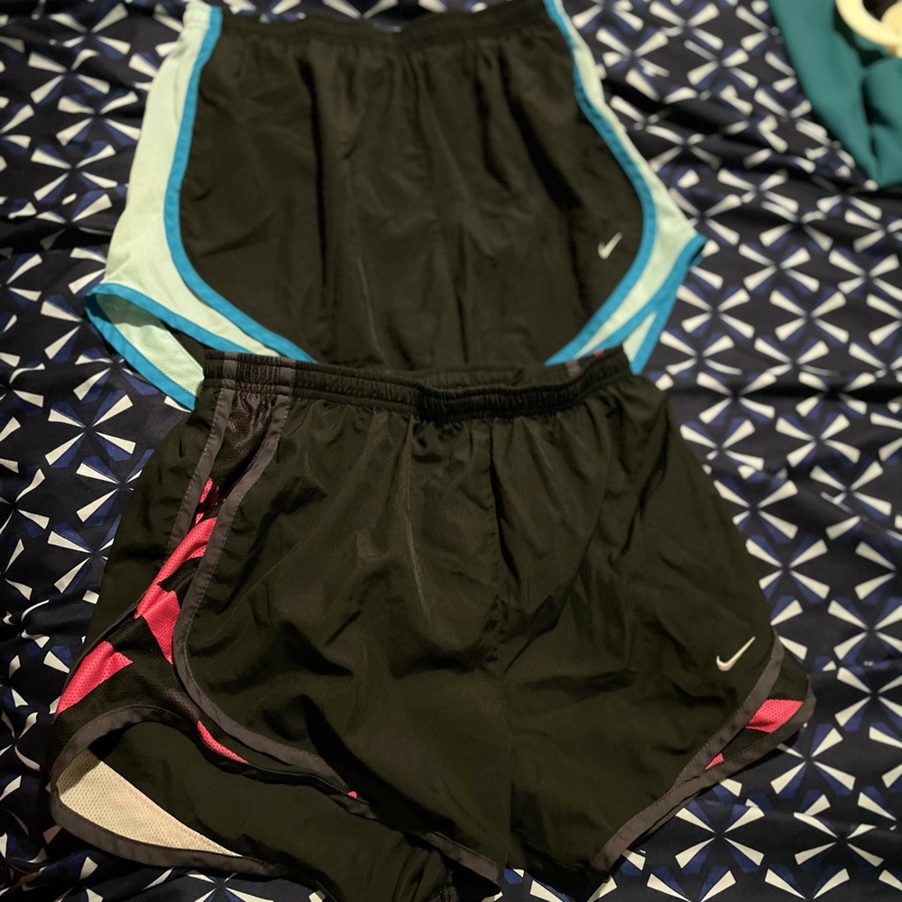 2 Nike tempo shorts